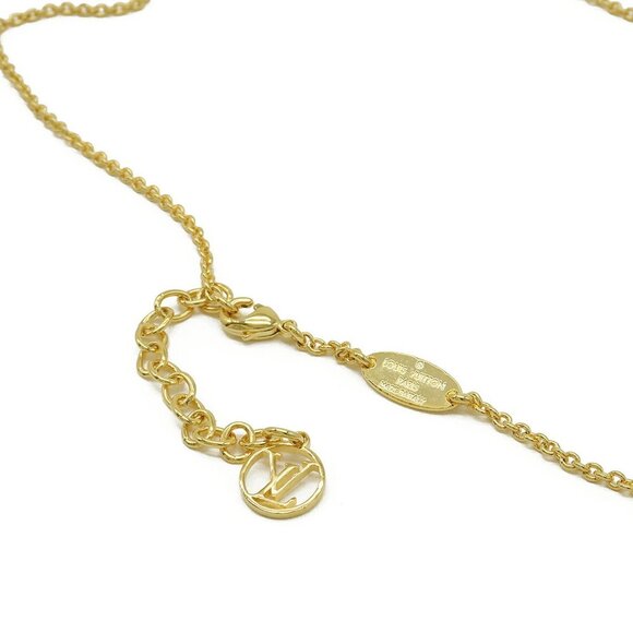 LOUIS VUITTON Gold Necklace - Picture 6 of 7